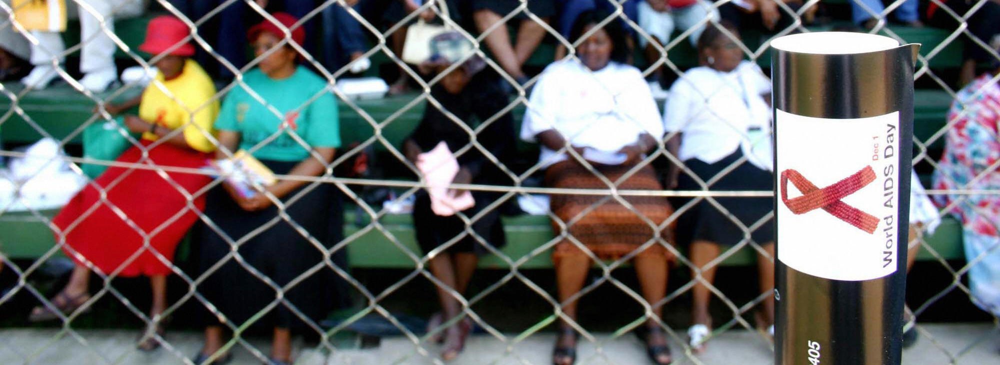 Nelspruit residents attend a World AIDS day event.